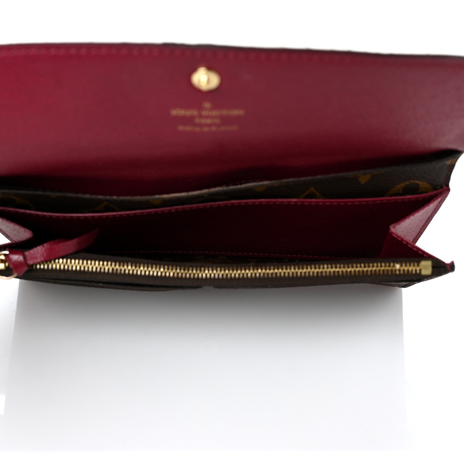 Louis Vuitton Monogram Emilie Wallet Fuchsia 5 of 9