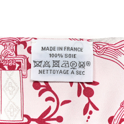 Hermes Silk Etriers Remix Twilly Rose Pale Bordeaux 4 of 7