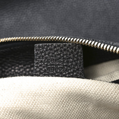 Gucci Pebbled Calfskin Large Soho Hobo Black 7 of 11
