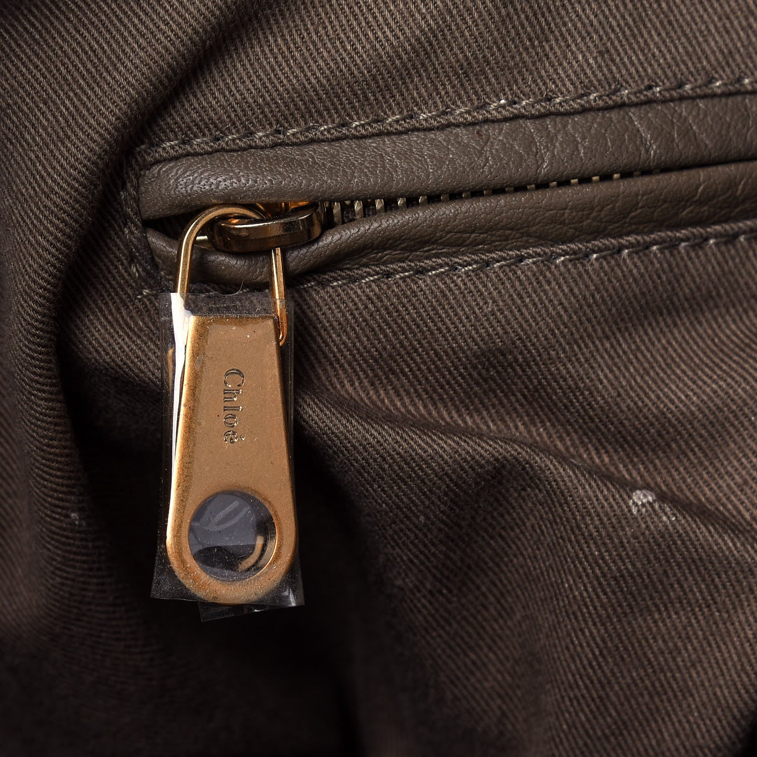 Chloe Calfskin Large Marcie Satchel Anchor Grey 11 of 11