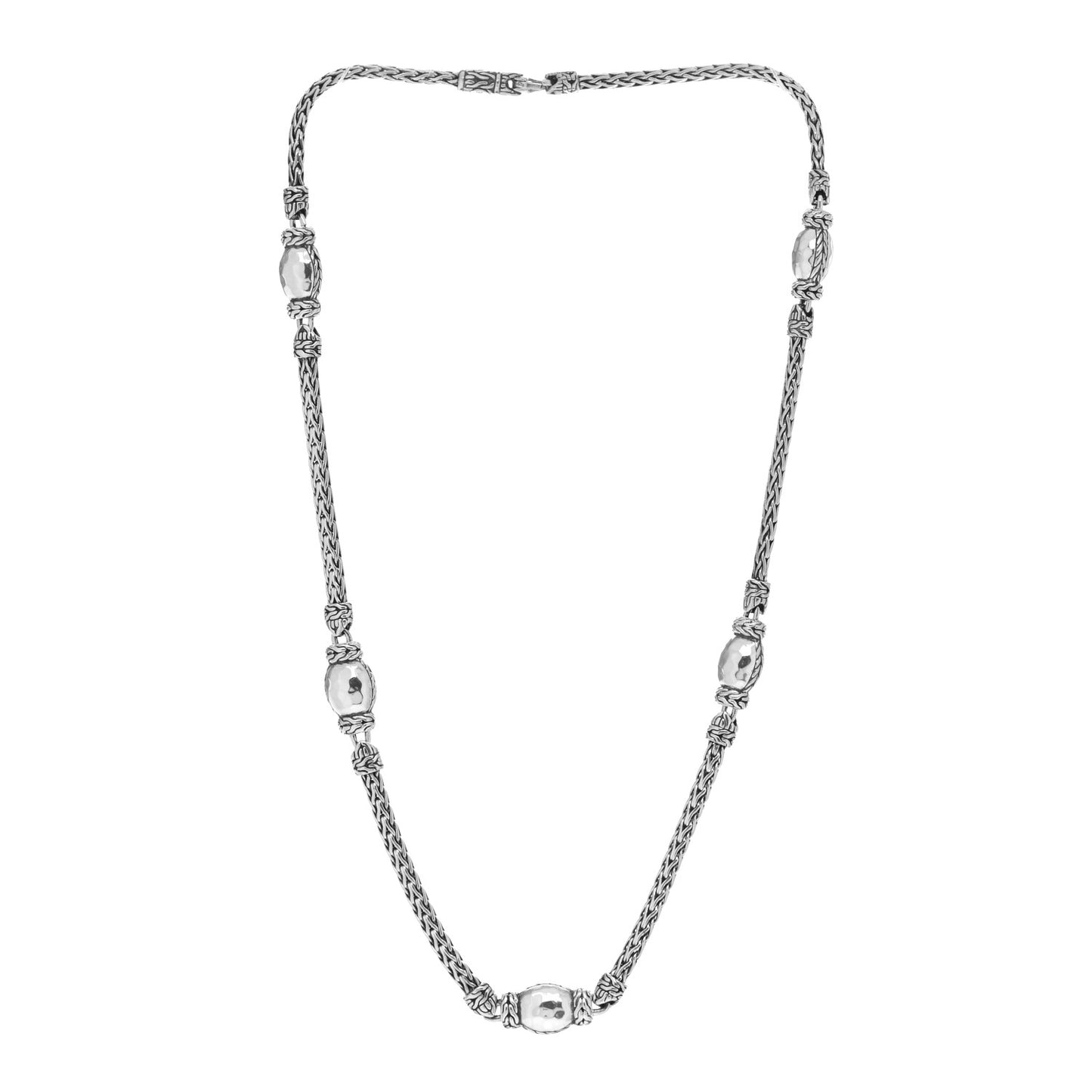 Sterling Silver Palu Station Necklace
