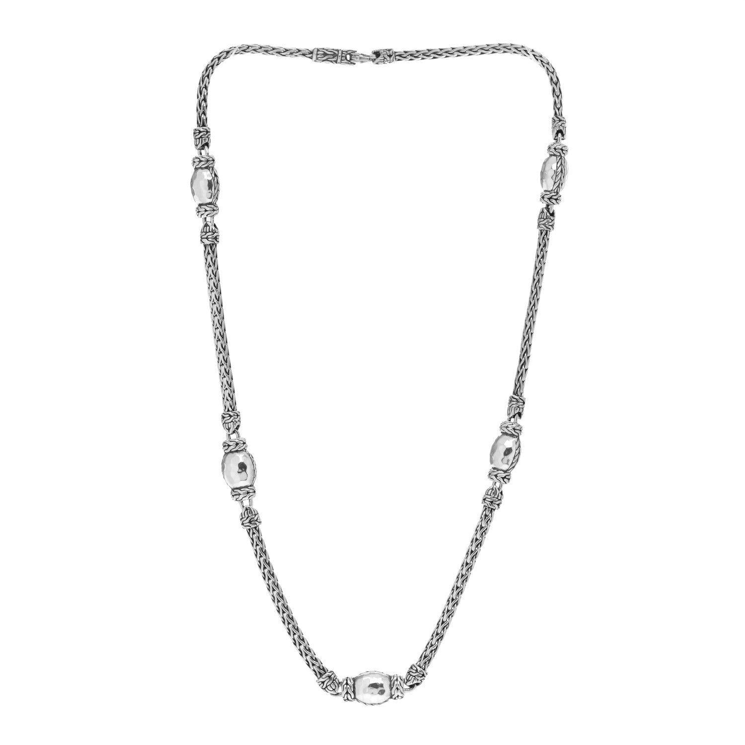 John Hardy Sterling Silver Palu Station Necklace 3 of 4