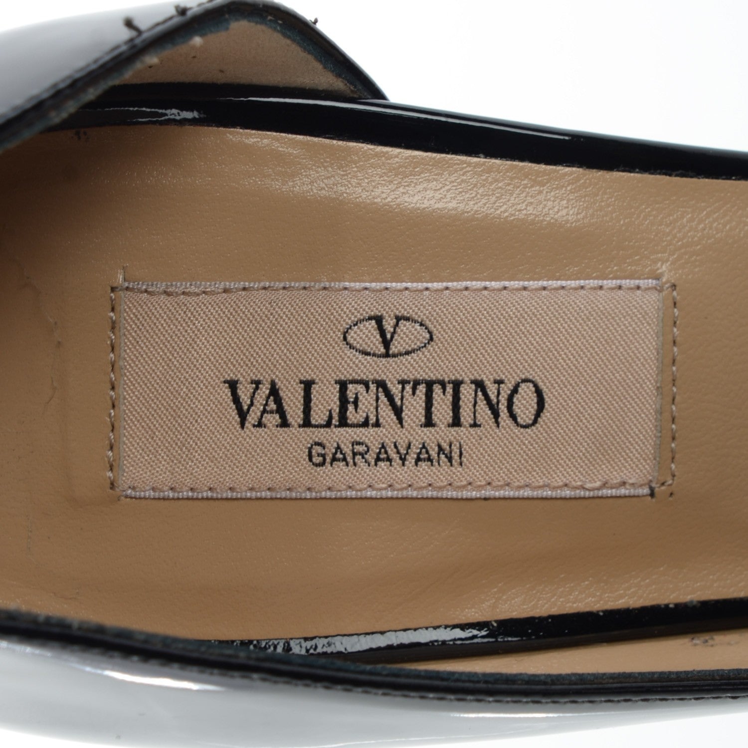 Valentino Garavani Patent Couture Bow Peep Toe d'Orsay 15/110mm Pumps 39 Black 7 of 8