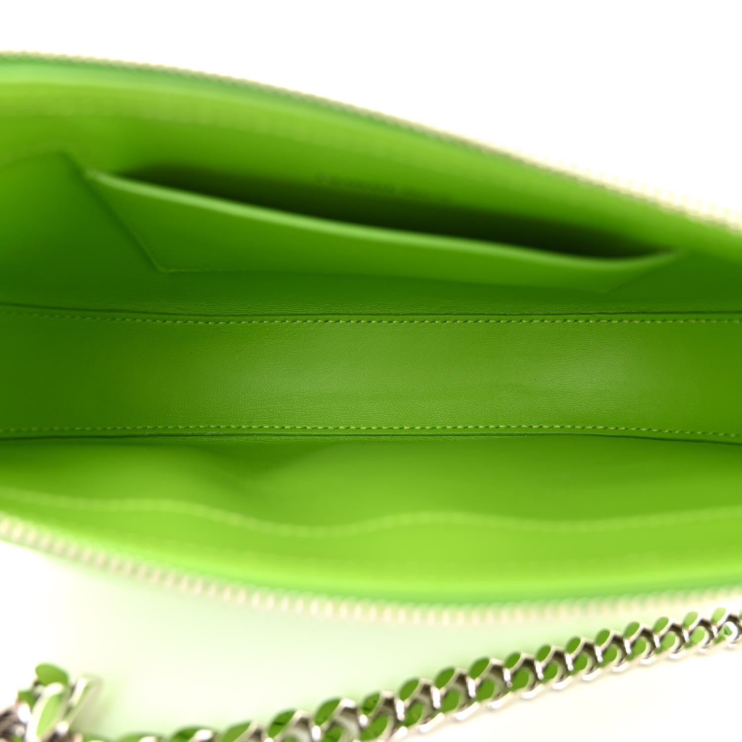 Burberry Calfskin Small Olympia Chain Shoulder Bag Brilliant Green 5 of 11