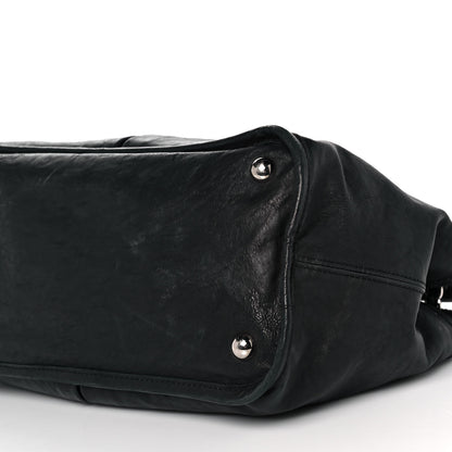 Chanel Washed Lambskin Natural Beauty Tote Black 8 of 11