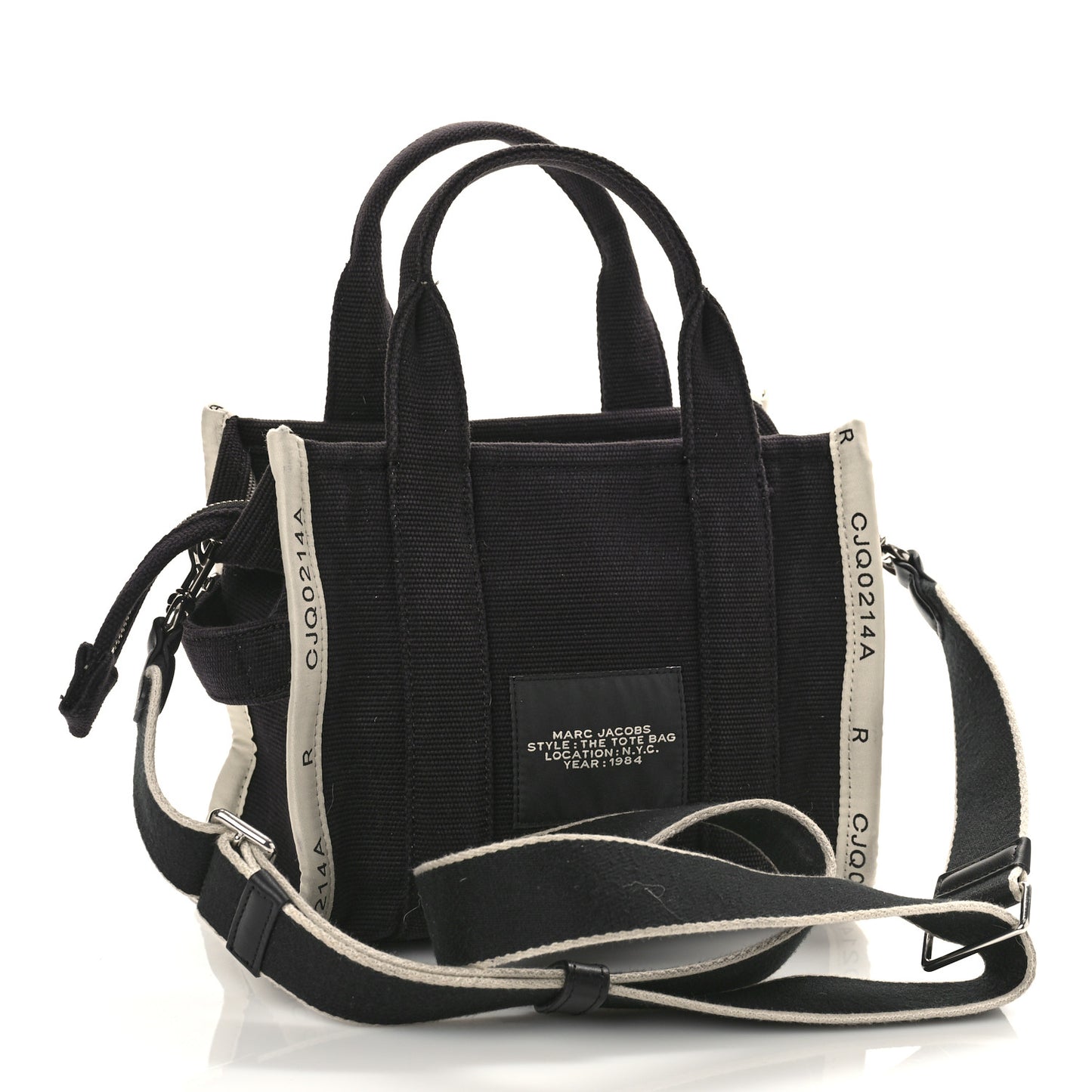 Jacquard Small The Traveler Tote Bag Black