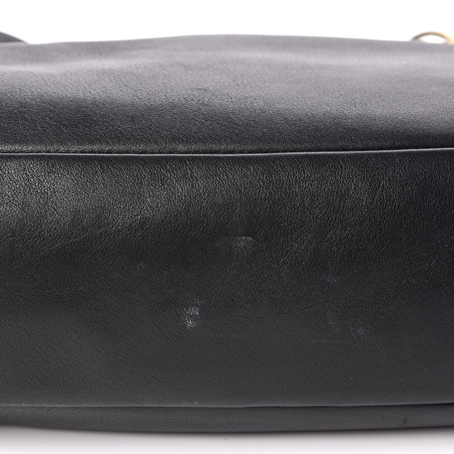 Gucci Calfskin Medium Horsebit Chain Hobo Black 9 of 16