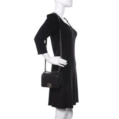 Chanel Caviar Quilted Small Boy Flap Black 2 of 10