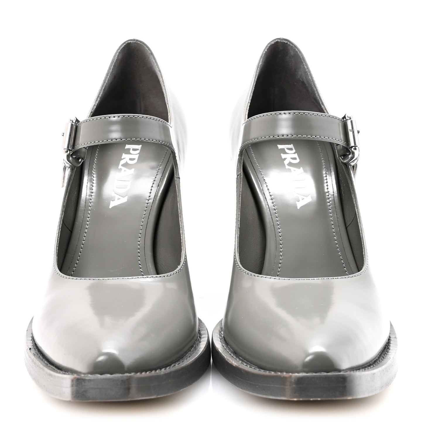 Spazzolato Mary Jane 90mm Pumps 36.5 Marmo