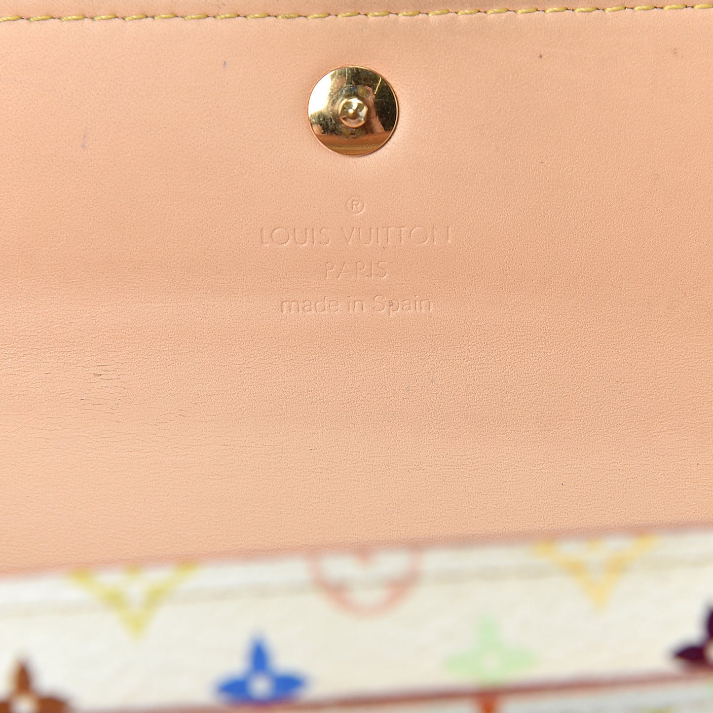 Monogram Multicolor Alexandra Wallet White