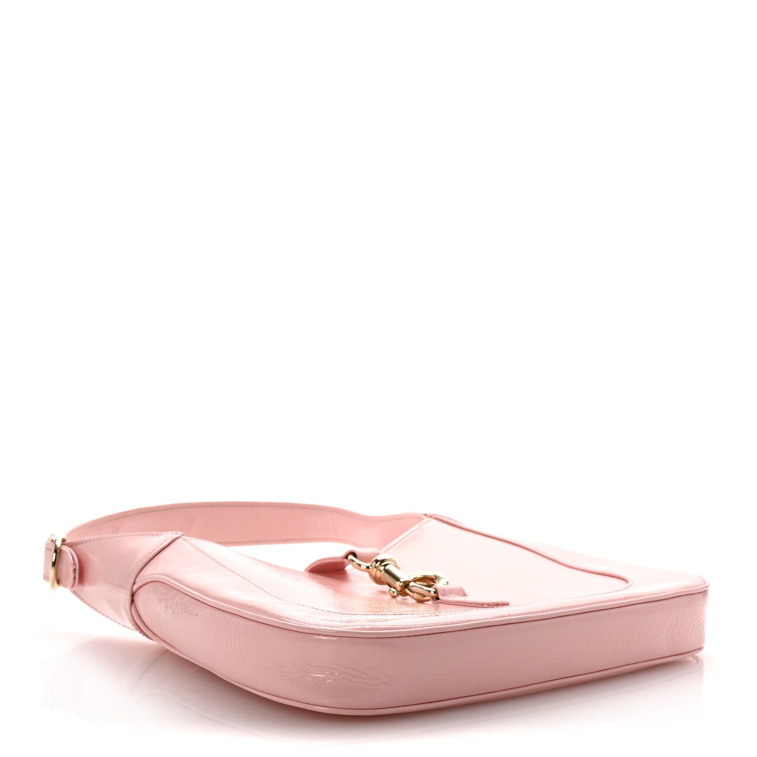 Gucci Patent Calfskin Small Jackie 1961 Hobo Light Pink 4 of 9