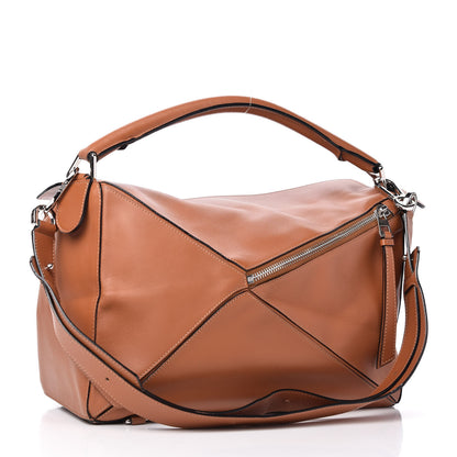 Loewe Calfskin Large Puzzle Bag Tan 3 of 8