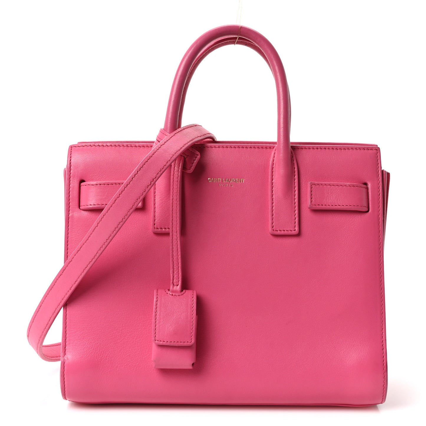 Calfskin Nano Sac De Jour Lipstick Fuchsia