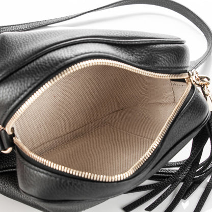 Gucci Pebbled Calfskin Small Soho Disco Bag Black 5 of 8