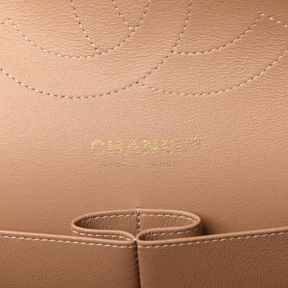Chanel Caviar Quilted Jumbo Double Flap Beige 8 of 11