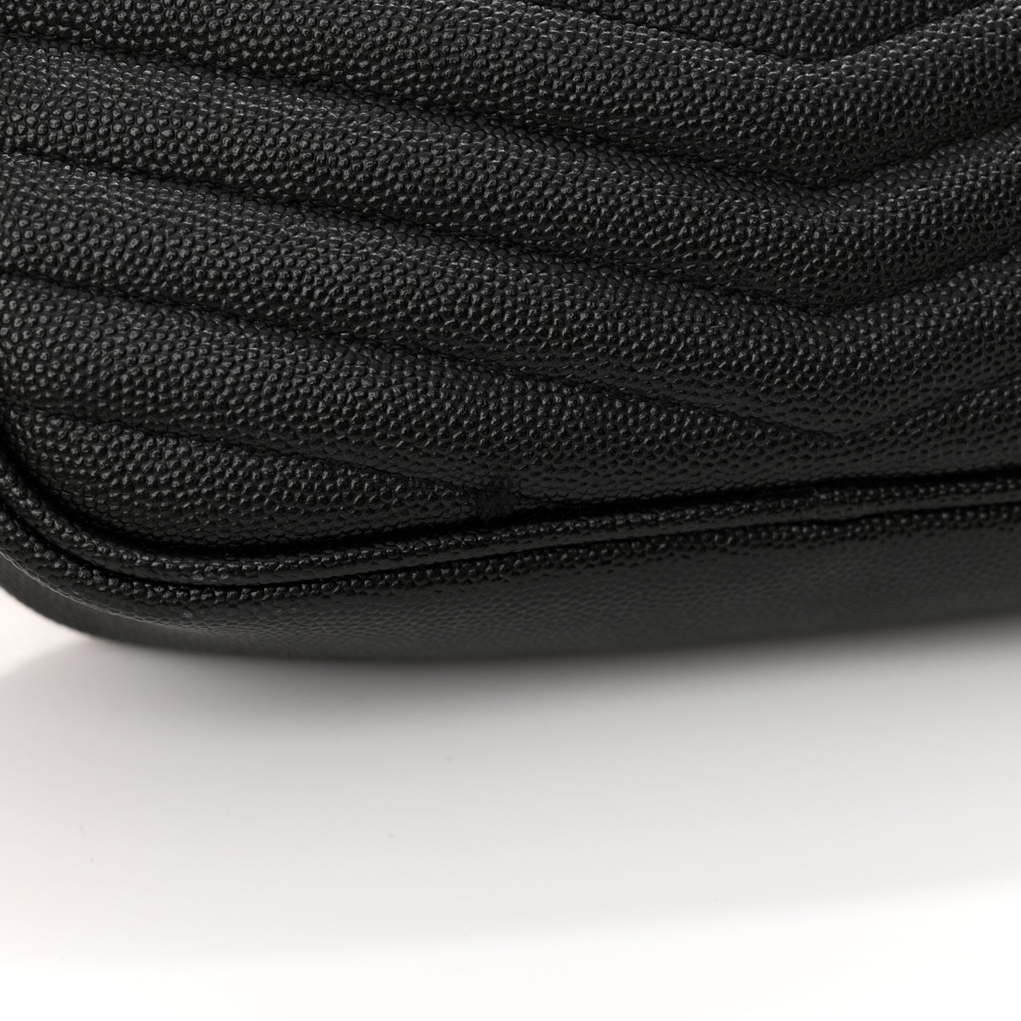 Grain De Poudre Matelasse Monogram Mini Lou Camera Bag Black