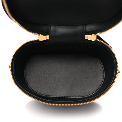 Christian Dior Lambskin Signature CD Vanity Case Black 5 of 10