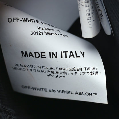 Off-White Saffiano Striped Diag Camera Bag Black White 7 of 10