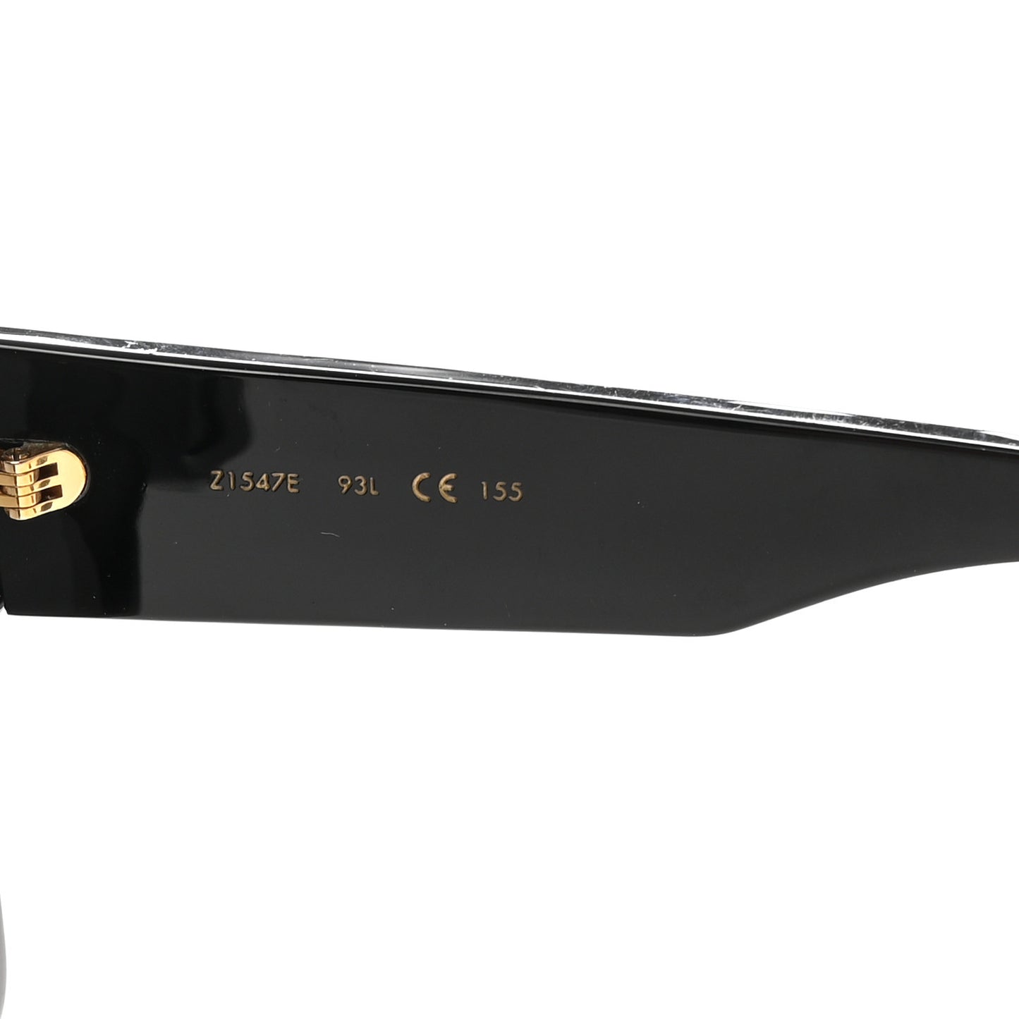 Acetate Swarovski Crystal Cyclone Sunglasses Z1547E Black