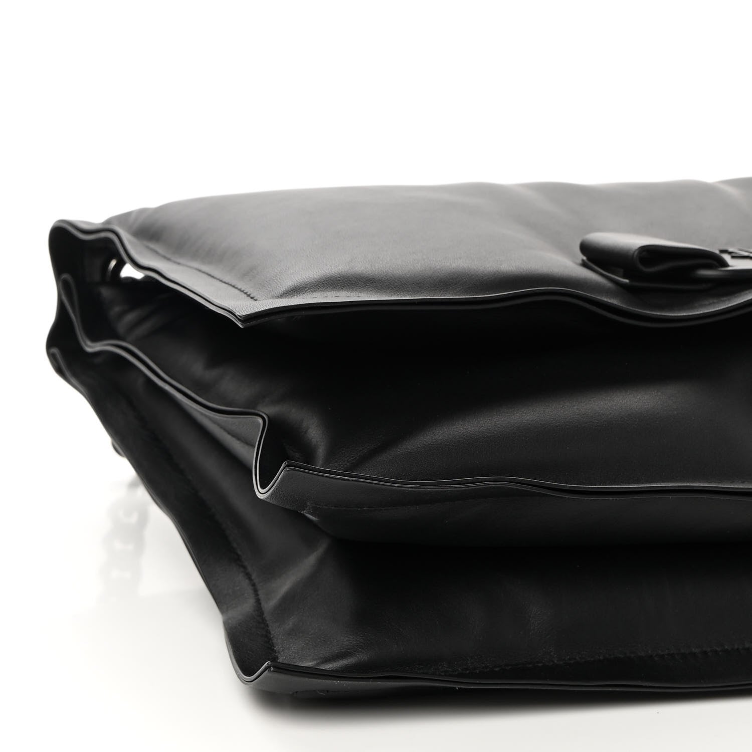 Salvatore Ferragamo Calfskin Small Viva Bow Shoulder Bag Black 9 of 11