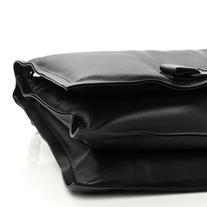 Salvatore Ferragamo Calfskin Small Viva Bow Shoulder Bag Black 9 of 11