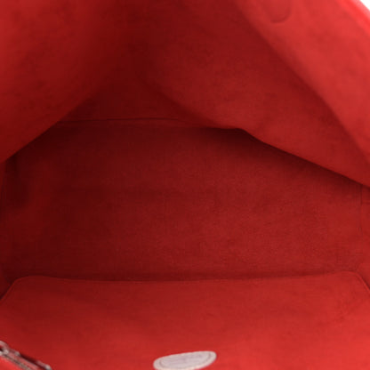 Louis Vuitton LV X YK Empreinte Infinity Dots Neverfull MM Rouge White 6 of 11