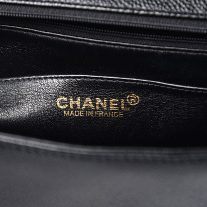 Chanel Caviar Kelly Jumbo Flap Black 6 of 13