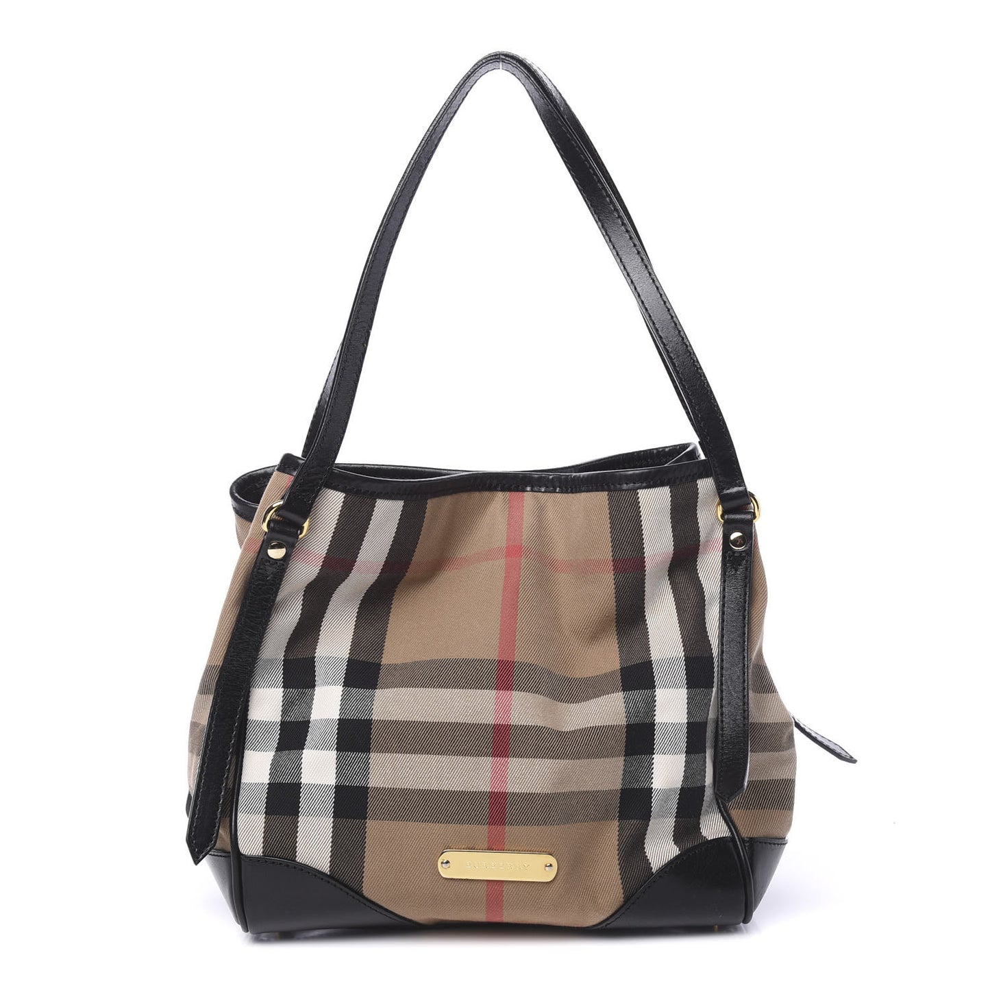 House Check Small Canterbury Tote Black