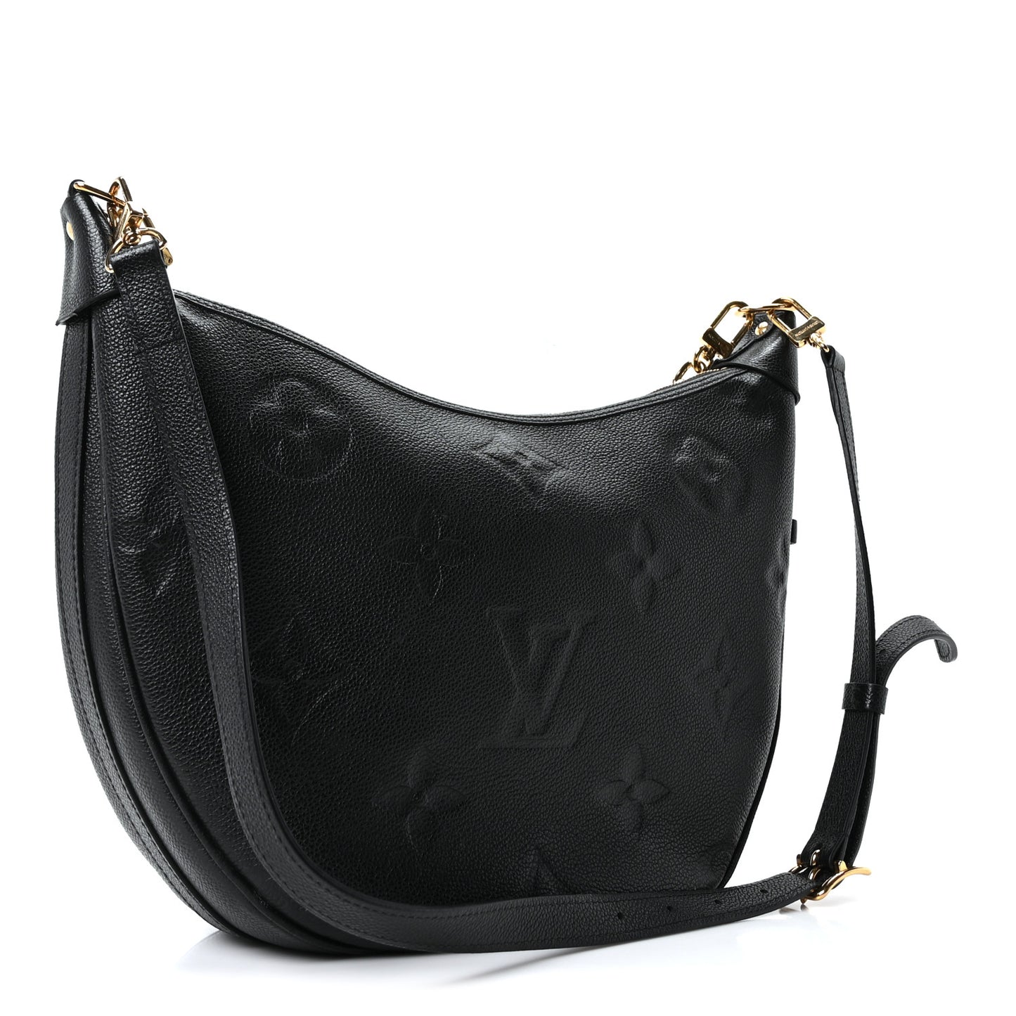 Empreinte Monogram Giant Loop Hobo Black