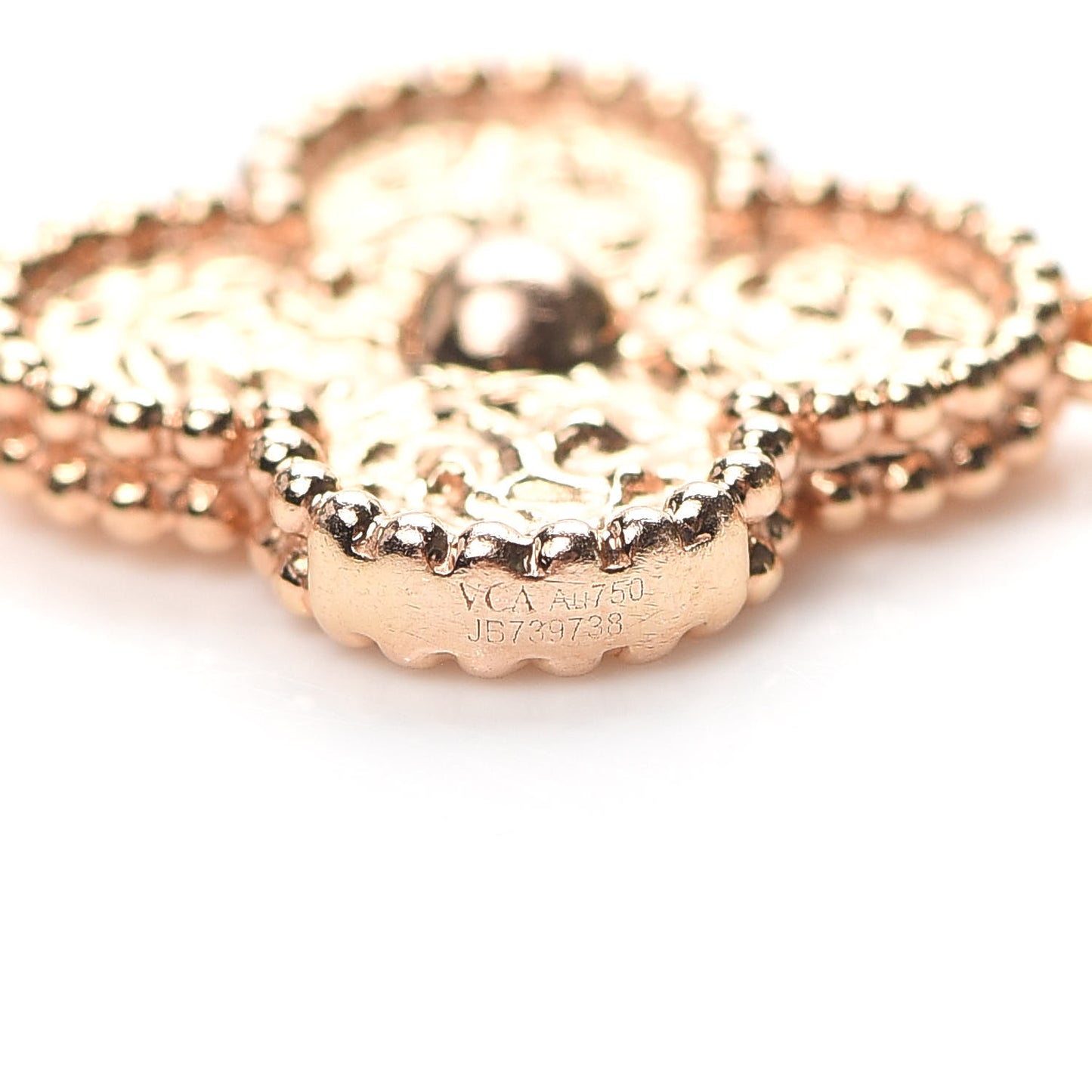 18K Rose Gold 5 Motifs Vintage Alhambra Bracelet