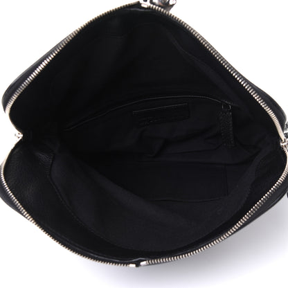 Alexander McQueen Grainy Calfskin Padlock Skull Clutch Black 8 of 8