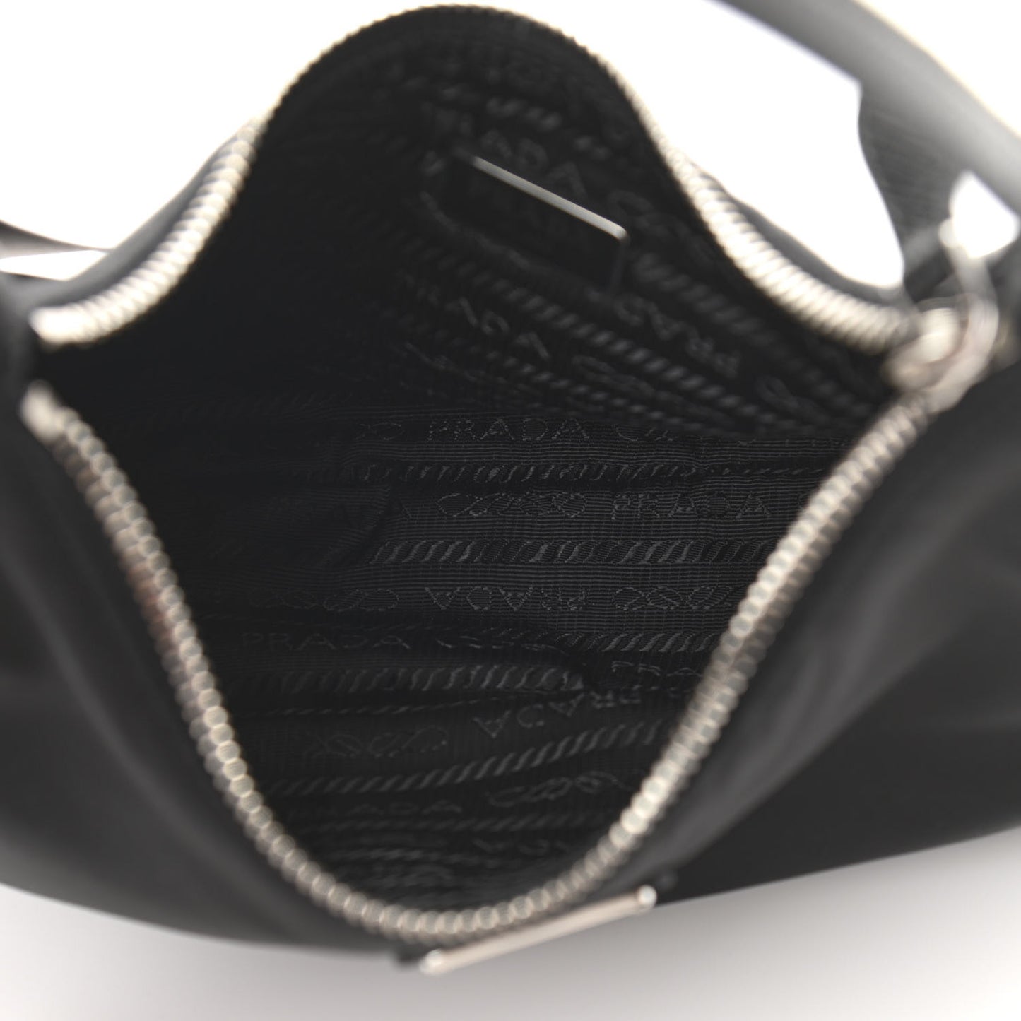 Tessuto Nylon Saffiano Mini Re-Edition 2005 Bag Black