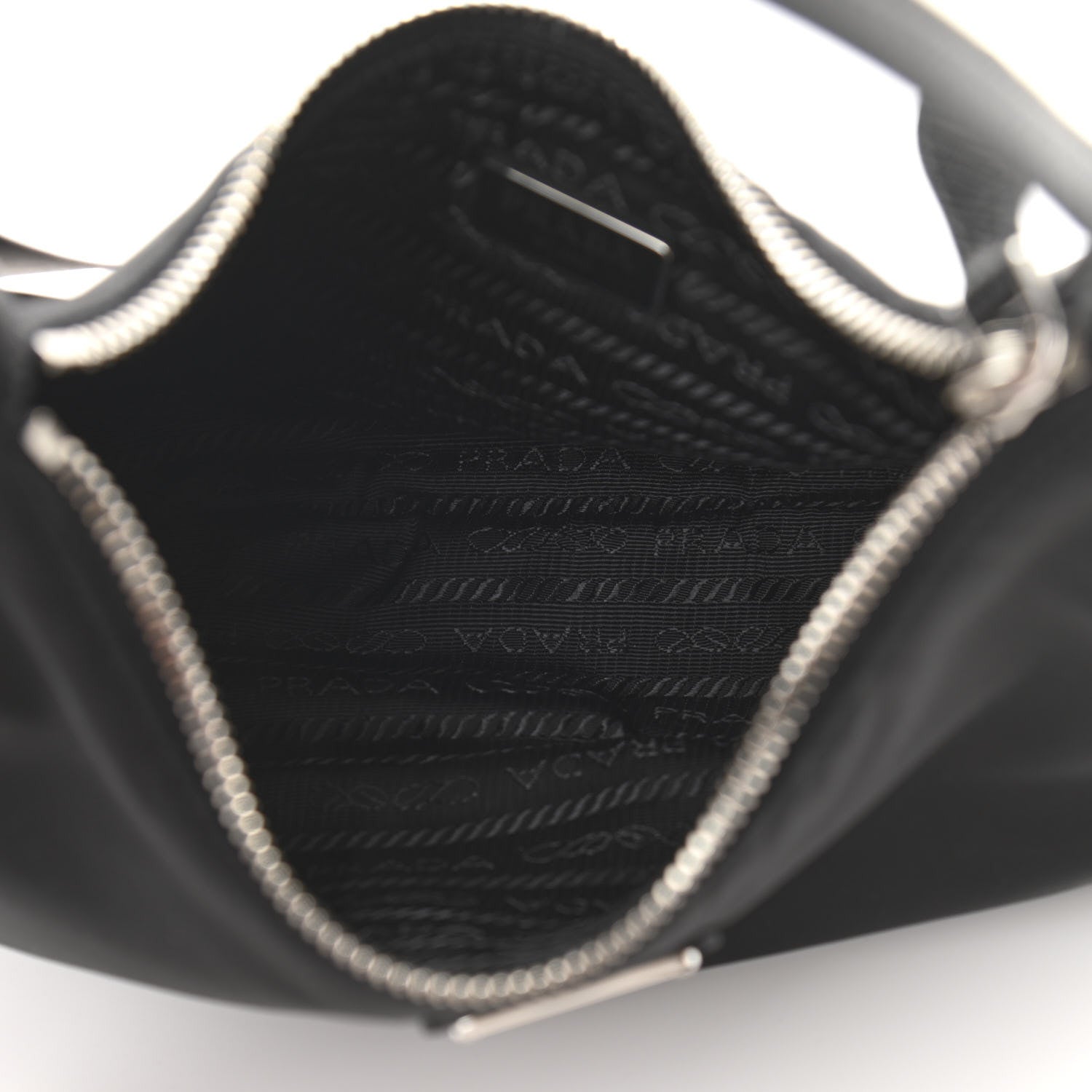 Prada Tessuto Nylon Saffiano Mini Re-Edition 2005 Bag Black 5 of 11
