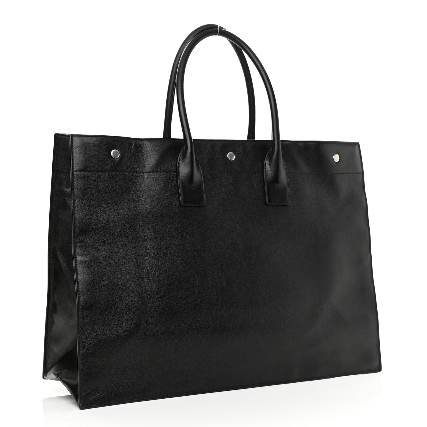 Vitello Rive Gauche Large Tote Black