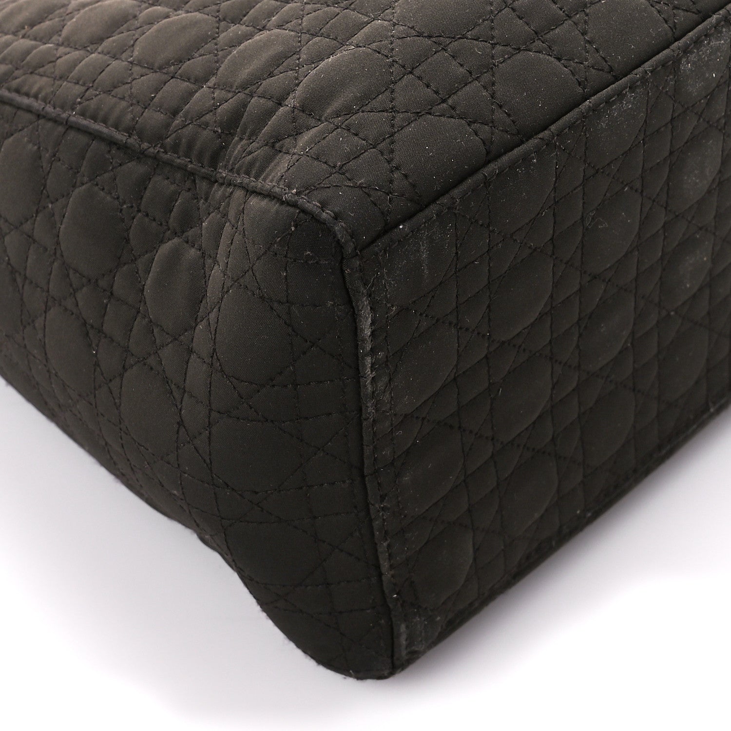 Christian Dior Nylon Cannage Medium Lady Dior Dark Brown 9 of 10