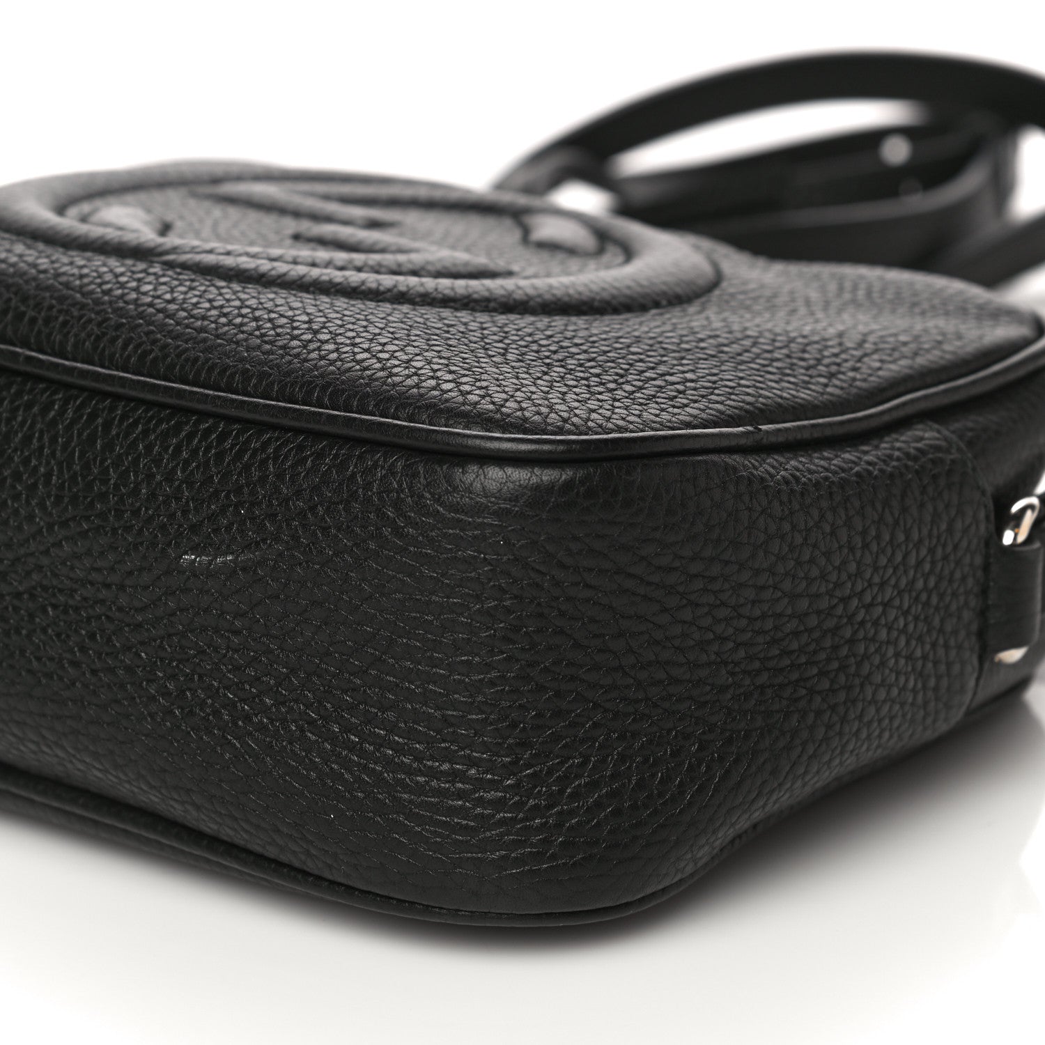 Gucci Pebbled Calfskin Small Soho Disco Bag Black 10 of 14