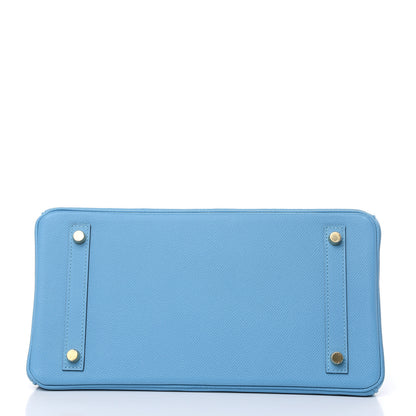 Hermes Epsom Birkin 30 Bleu Du Nord 6 of 30