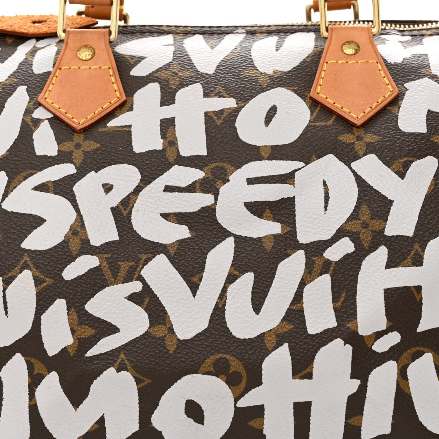 Louis Vuitton Monogram Graffiti Speedy 30 Silver 8 of 12