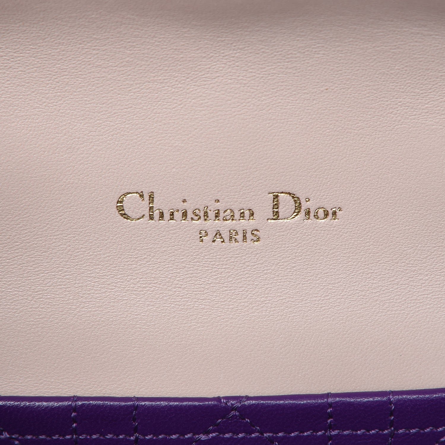 Christian Dior Lambskin Cannage Large Miss Dior Flap Rose Poudre 6 of 8