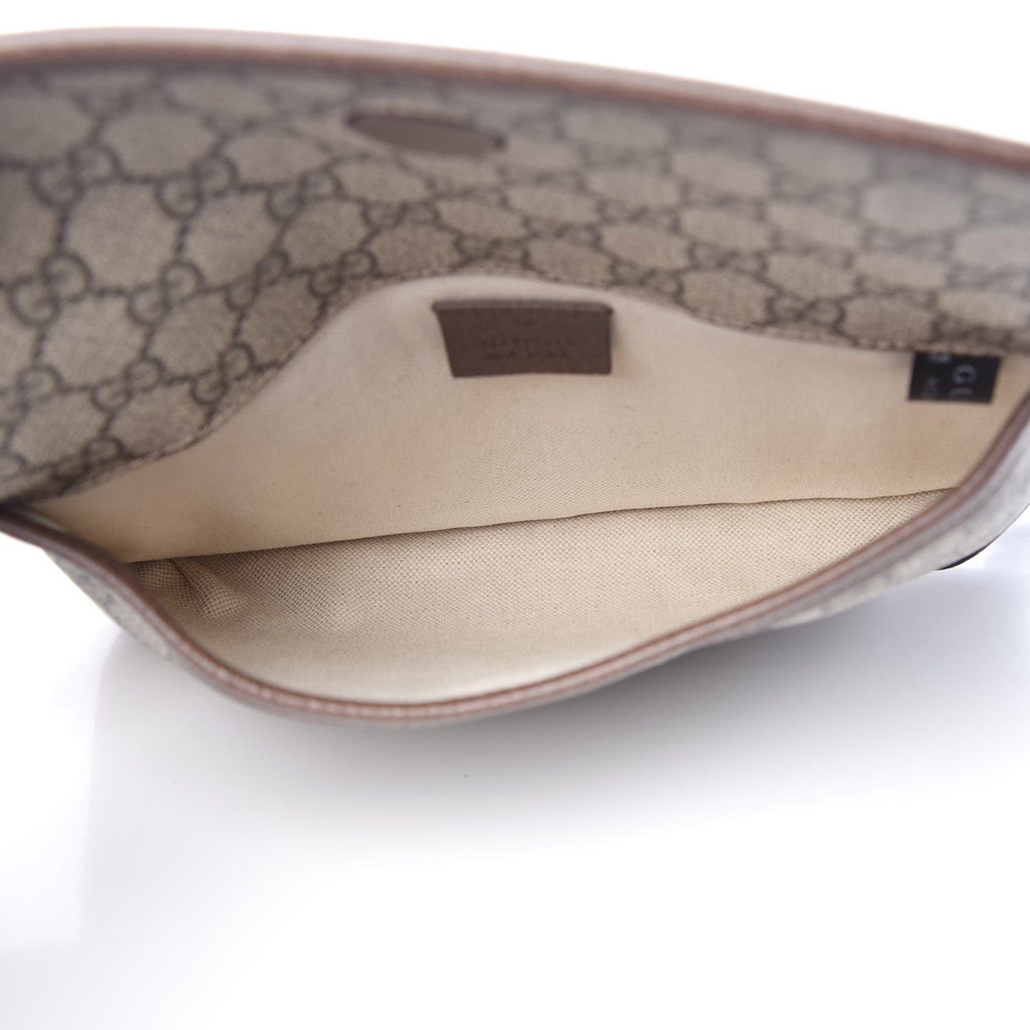 GG Supreme Monogram Neo Vintage Web Belt Bag Brown