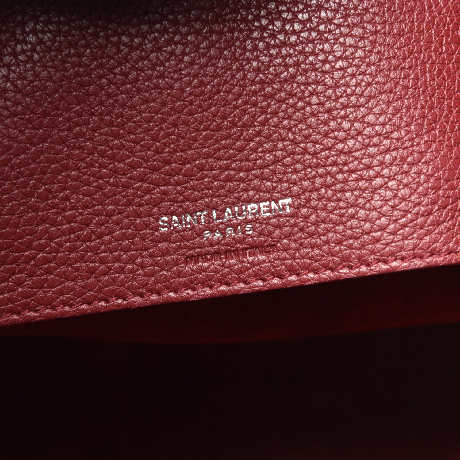 Saint Laurent Grained Calfskin Small Supple Sac De Jour Dark Pallisandre 6 of 8