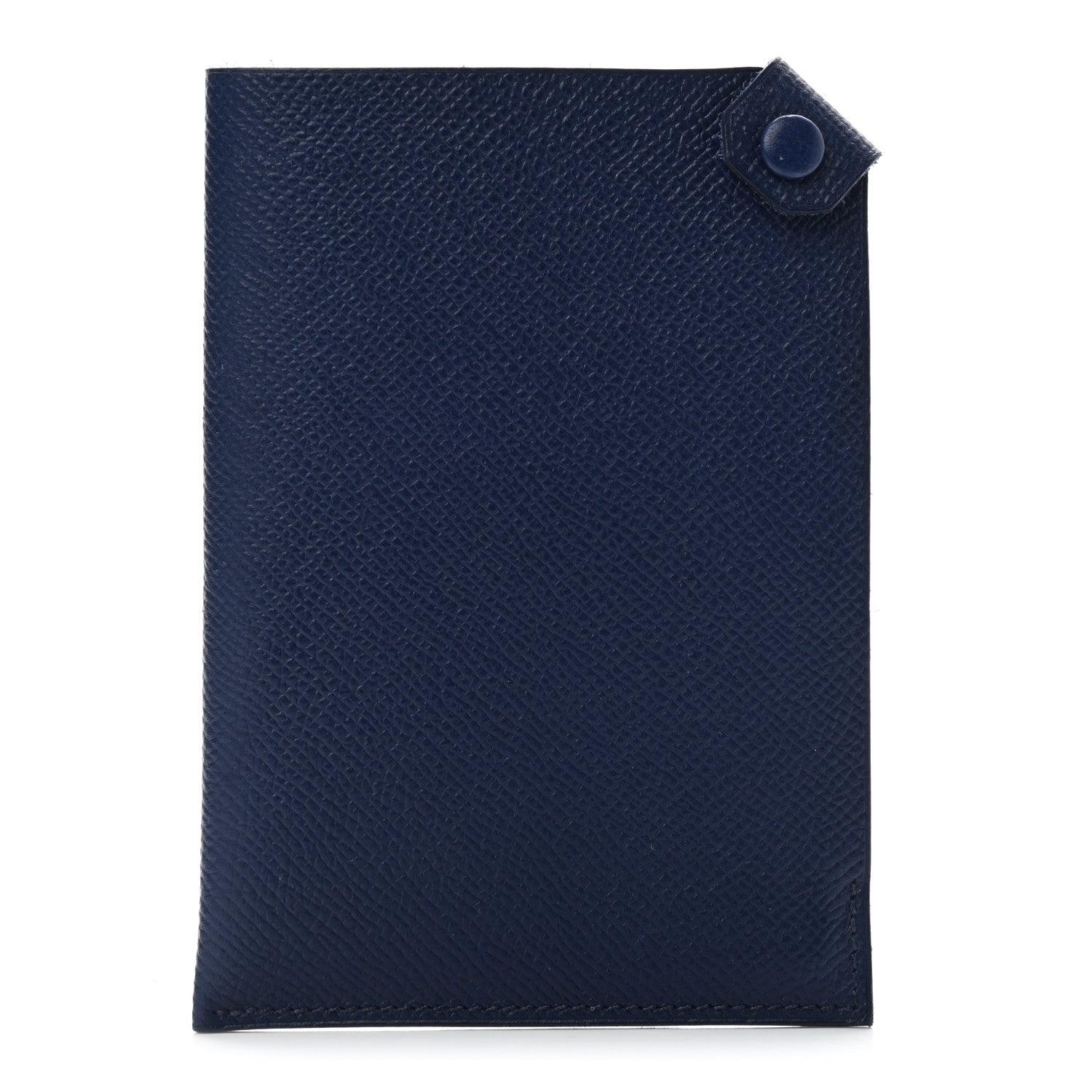 Hermes Epsom Tarmac PM Passport Holder Bleu Saphir 1 of 6