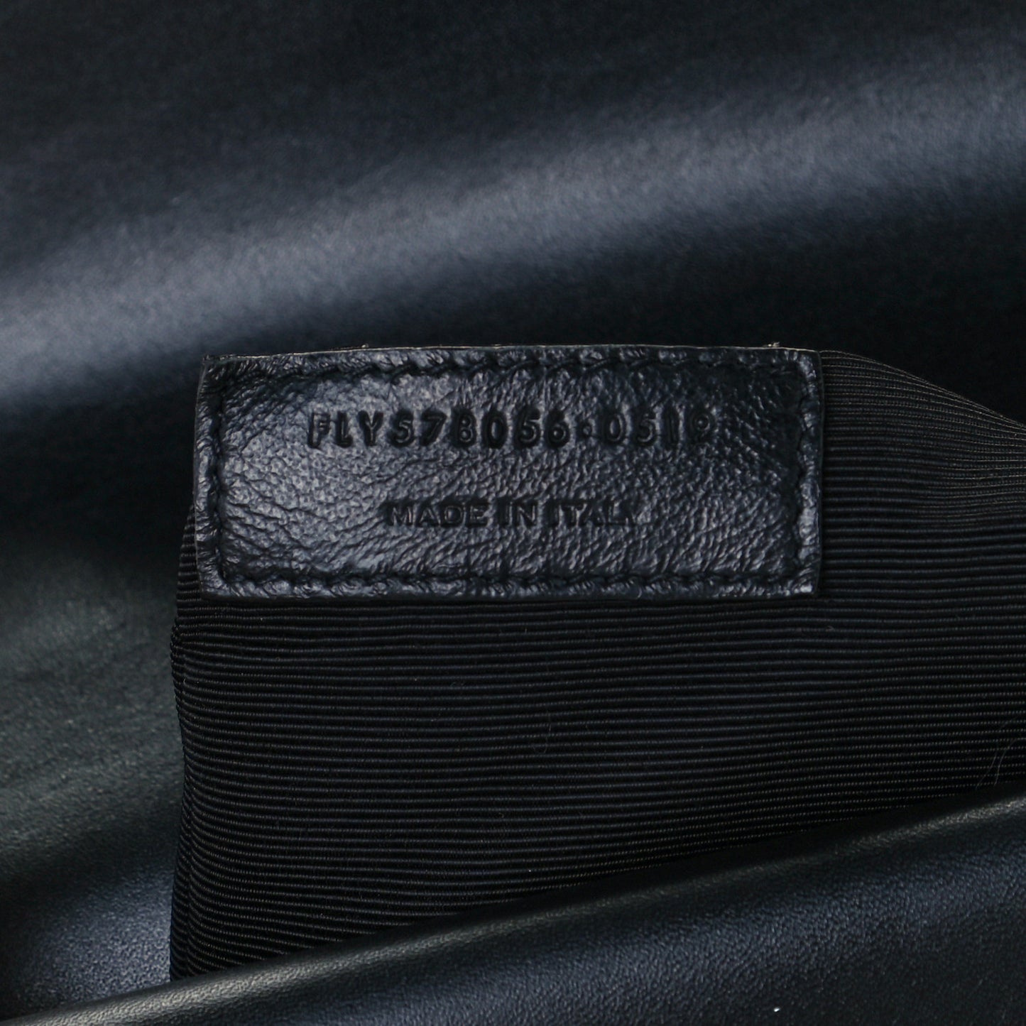 Calfskin Medium Margaux Shoulder Bag Black