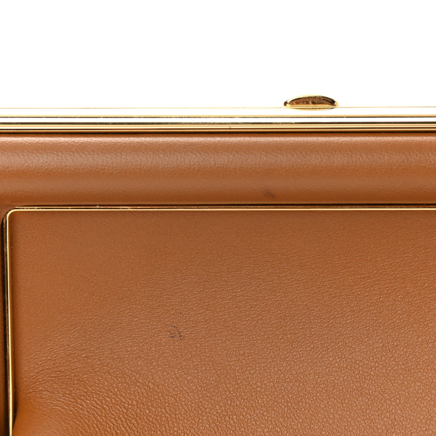 Shiny Nappa Small Fendi First Caramello