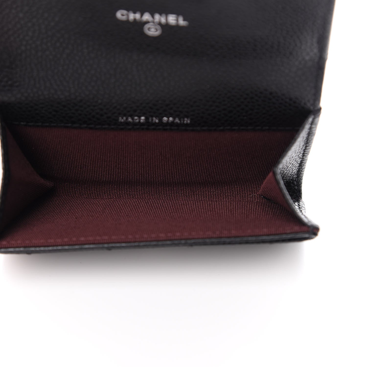 Chanel Caviar Quilted Flap Card Holder Black 5 of 9