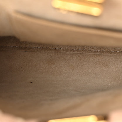 Fendi Cuoio Romano Selleria Mini Peekaboo Iconic Satchel Rosa Plaster 5 of 10