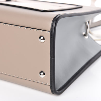 Fendi Vitello Century F is Fendi Small Runaway Satchel Tortora Soap Grigio Perla Burro Black 9 of 9