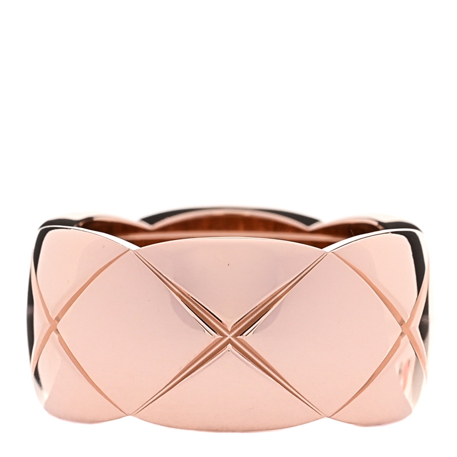 Chanel 18K Beige Gold Large Coco Crush Ring 58 8.5 3 of 7