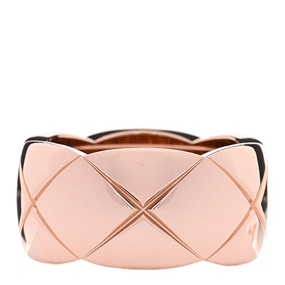 Chanel 18K Beige Gold Large Coco Crush Ring 58 8.5 3 of 7