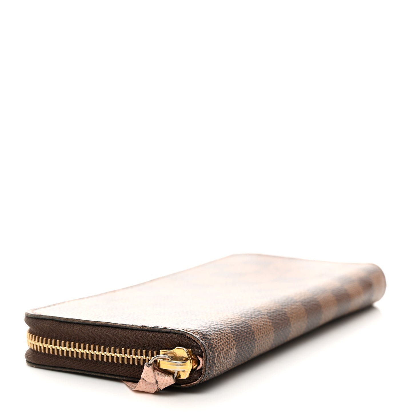 Damier Ebene Clemence Wallet Rose Ballerine